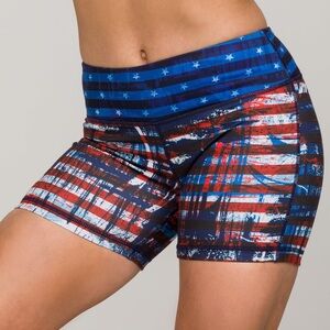 IAB 3 Inch No-Ride Patriot Shorts Size Medium